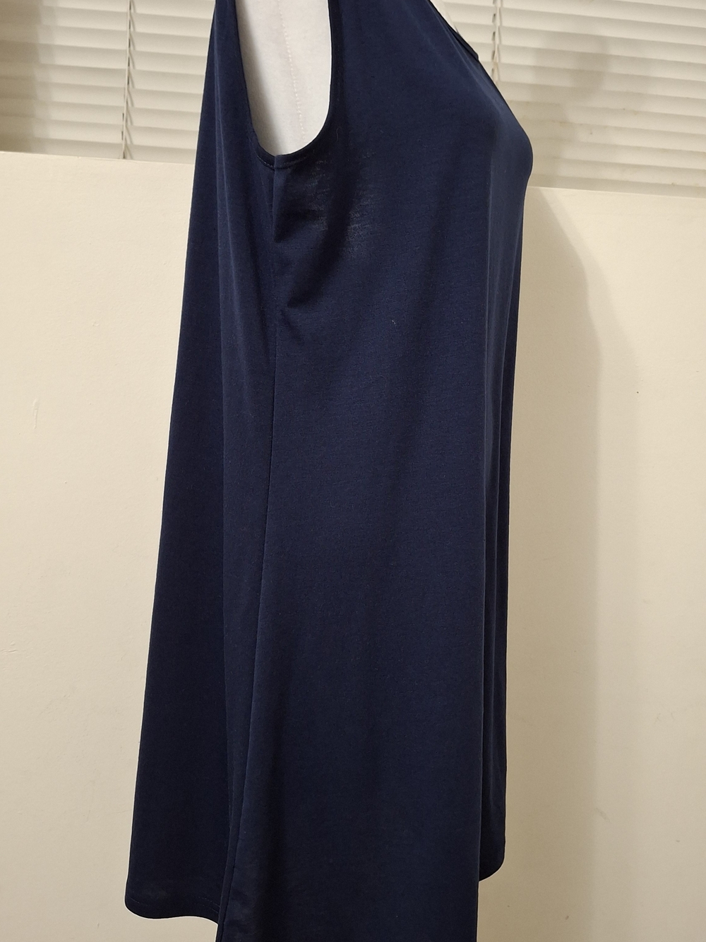 GABREBI Navy Blue Sleeveless A-Line Tank Dress - Women's Size XL - Picture 3 of 5
